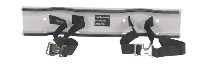 Vestil Steel Wall-Mounted 2 Cylinder Bracket CB-W-2S - Image 2