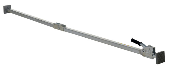 Vestil Steel Two Piece Folding Cargo Bar 88 In. to 116 In. Gray CL-17