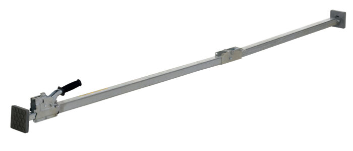 Vestil Steel Two Piece Folding Cargo Bar 88 In. to 116 In. Gray CL-17 - Image 2