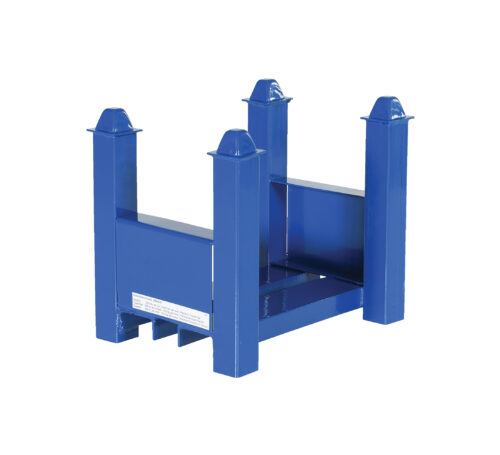 Vestil Steel Stackable Bar Cradle 16 In. 2500 Lb. Capacity Blue CRAD-25