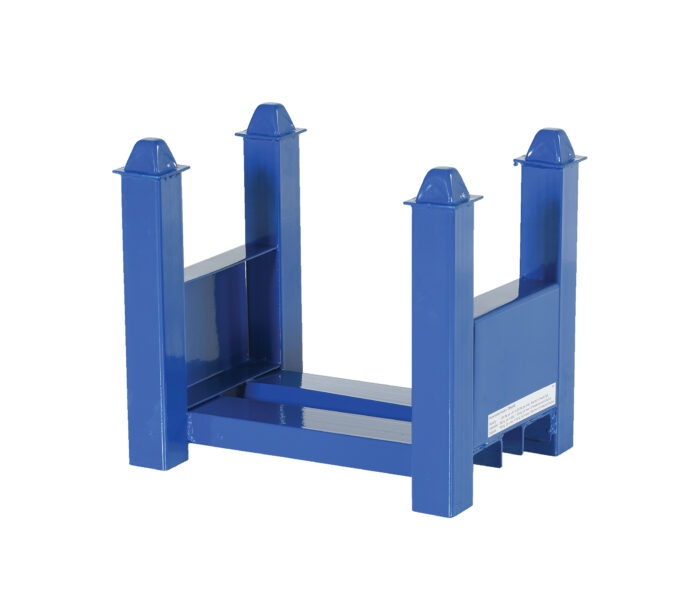 Vestil Steel Stackable Bar Cradle 16 In. 2500 Lb. Capacity Blue CRAD-25 - Image 2