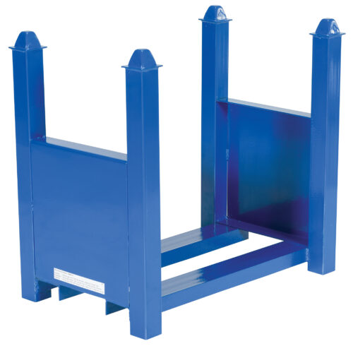 Vestil Steel Stackable Bar Cradle 26 In. 7500 Lb. Capacity Blue CRAD-75