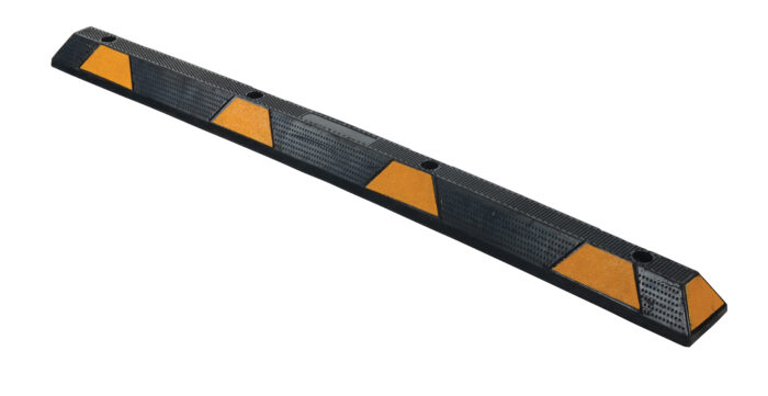 Vestil Recycled Rubber Car Stop 71-3/4 In. x 5-3/4 In. x 4 In. Black CS-33-BL - Image 2
