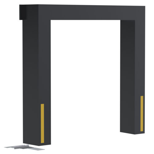 Vestil Vinyl Dock Seal 20 In. 8 Ft. x 8 Ft. Black D-150-20