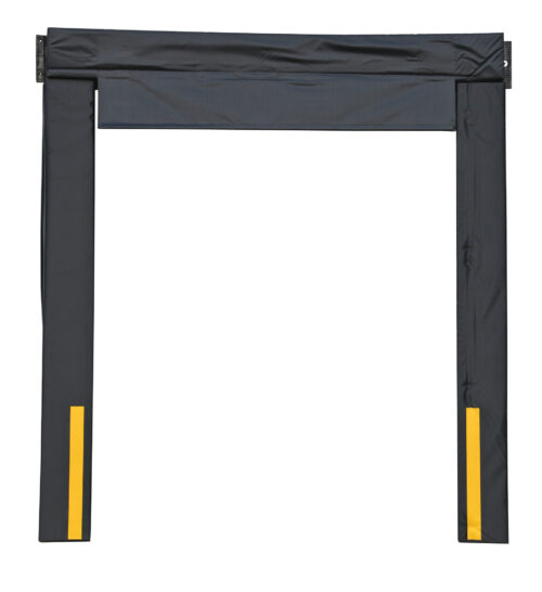 Vestil Nylon (Vinyl) Dock Seal 10 In. 8 Ft. x 9 Ft. Black D-350-10