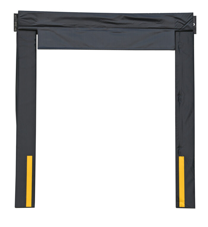 Vestil Nylon (Vinyl) Dock Seal 10 In. 8 Ft. x 9 Ft. Black D-350-10