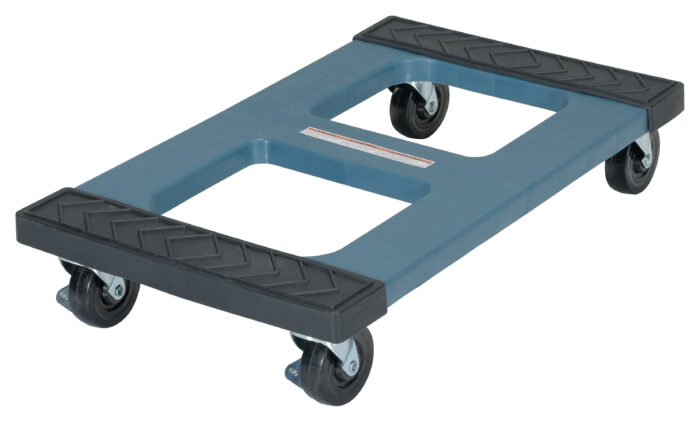 Vestil Polyethylene Padded Top Dolly 18 In. x 30 In. 1000 Lb. Capacity Blue DOL-1830-P - Image 2