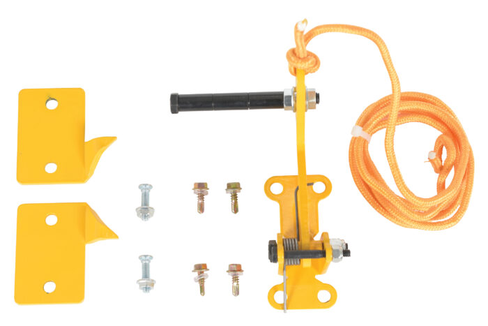 Vestil Steel Automatic Overhead Door Lock 5 In. x 6-1/2 In. x 3-15/16 In. Yellow DR-LOCK - Image 3