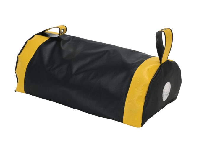 Vestil Vinyl Dock Seal Draft Blocker 24 In. Width Black DRAFT-24 - Image 2