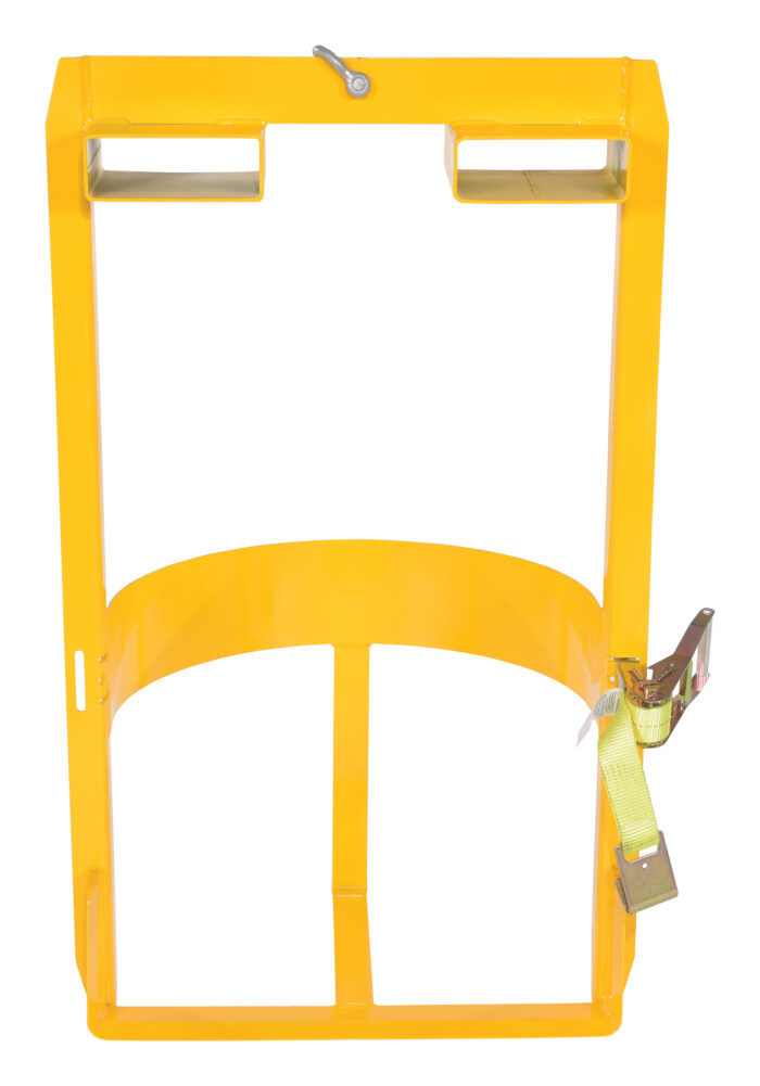 Vestil Steel Overhead Drum Lifter 19-3/4 In x 28-5/8 In x 49-1/2 In 1000 Lb. Capacity Yellow DRUM-LUG - Image 3