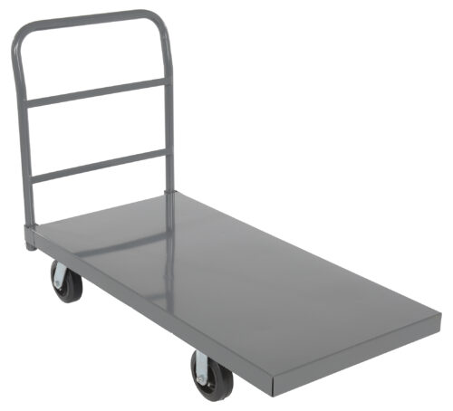Vestil Steel Smooth Deck Platform Truck 24 In. x 48 In. 2000 Lb. Capacity Black ECSPT-2448