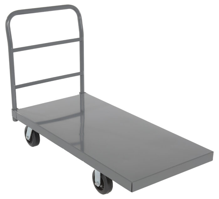 Vestil Steel Smooth Deck Platform Truck 24 In. x 48 In. 2000 Lb. Capacity Black ECSPT-2448