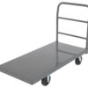 Vestil Steel Smooth Deck Platform Truck 24 In. x 48 In. 2000 Lb. Capacity Black ECSPT-2448 - Image 2