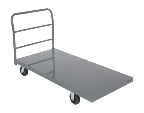 Vestil Steel Smooth Deck Platform Truck 30 In. x 60 In. 2000 Lb. Capacity Gray ECSPT-3060