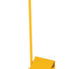 Vestil Fabricated Steel Wheel Chock With Ergonomic Handle 10-3/4 In. Length Yellow FAB-11-ERGO - Image 2