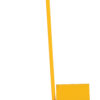 Vestil Fabricated Steel Wheel Chock With Ergonomic Handle 10-3/4 In. Length Yellow FAB-11-ERGO - Image 3