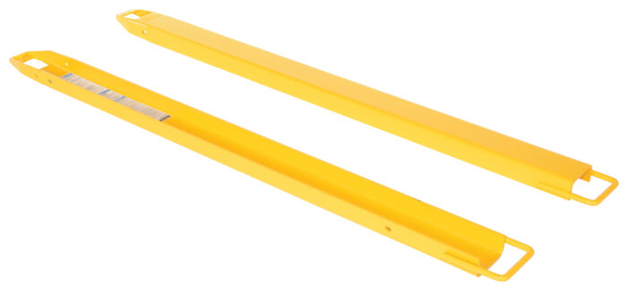 Vestil Steel Fork Extensions 4 In. x 72 In. 4000 Lb. Capacity Yellow FE-4-72 - Image 2