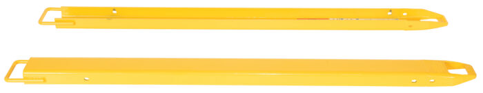 Vestil Steel Fork Extensions 4 In. x 72 In. 4000 Lb. Capacity Yellow FE-4-72 - Image 3