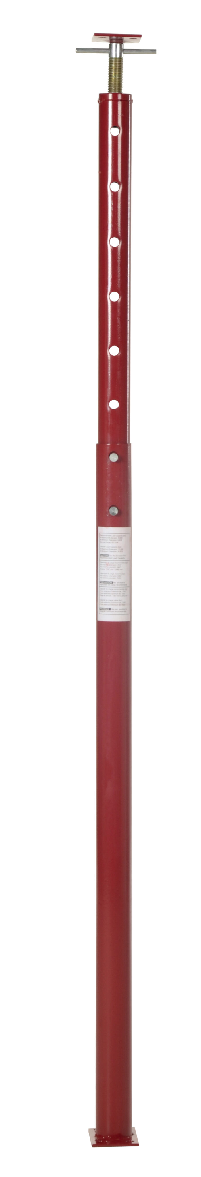 Vestil Basement Floor Jack 100 In. Maximum Height 5,600 Lb. Capacity Red FJB-100 - Image 3