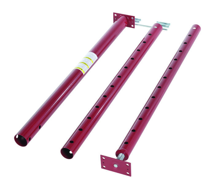 Vestil Basement Floor Jack 150 In. Maximum Height 2,588 Lb. Capacity Red FJB-150 - Image 3