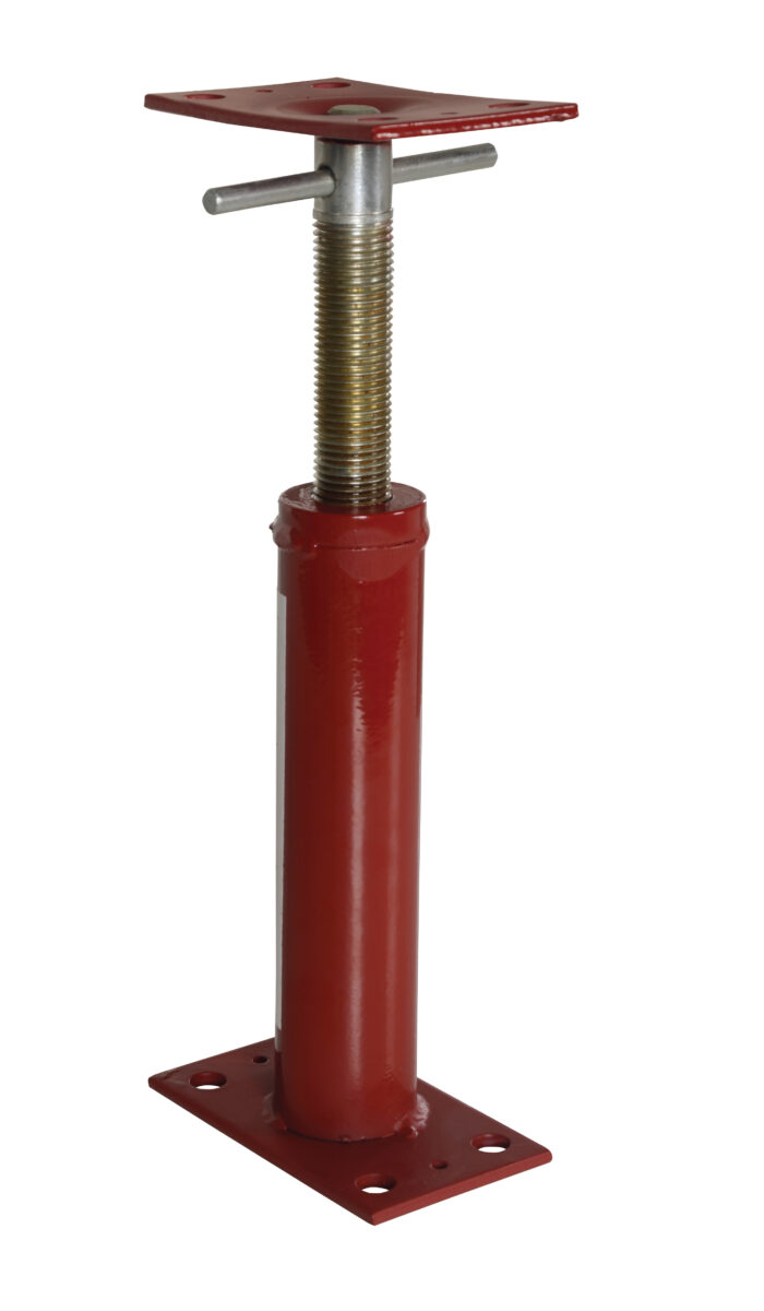 Vestil Basement Floor Jack 16 In. Maximum Height 9,738 Lb. Capacity Red FJB-16 - Image 3