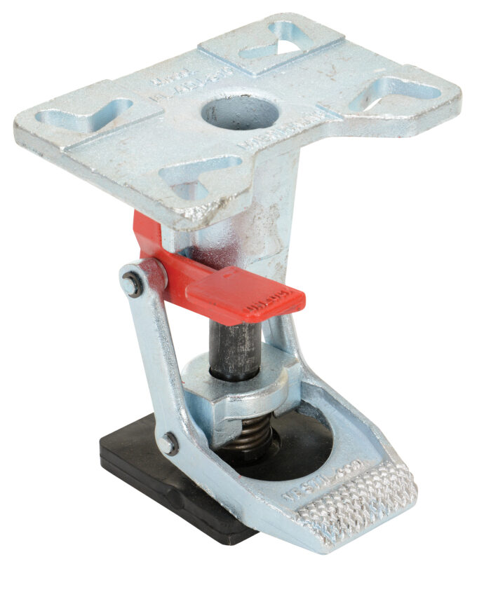 Vestil Steel Adjustable Floor Lock 8-1/4 to 11-1/2 In. Height Silver FL-ADJ-810 - Image 2