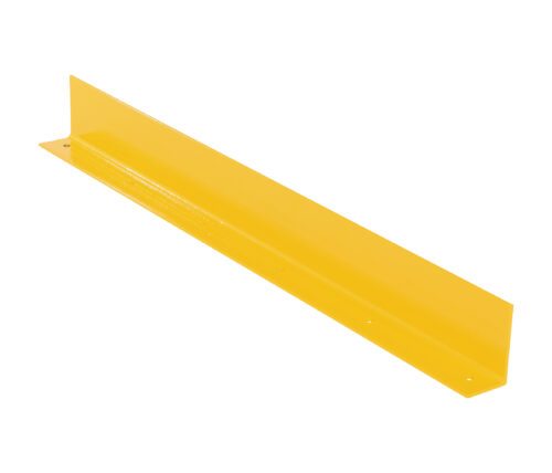 Vestil Steel Floor Safety Curb 48 In. x 3 In. x 5 In. 1/4 In. Thick Yellow FSC-14-48-YL