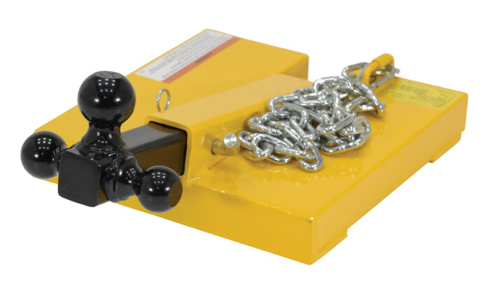 Vestil Steel Fork Lift Hitch Attachment 20-9/16 In x 14-1/2 In x 8-1/16 In 1500 Lb. Capacity Yellow FTTM-2 - Image 2