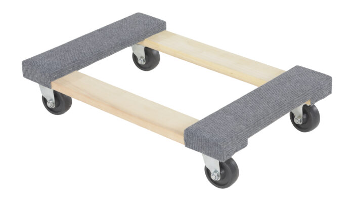 Vestil Hardwood Carpet End Dolly 24 In. x 16 In. x 5-3/4 In. 900 Lb. Capacity HDOC-1624-9
