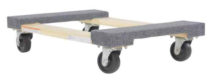 Vestil Hardwood Carpet End Dolly 24 In. x 16 In. x 5-3/4 In. 900 Lb. Capacity HDOC-1624-9 - Image 3
