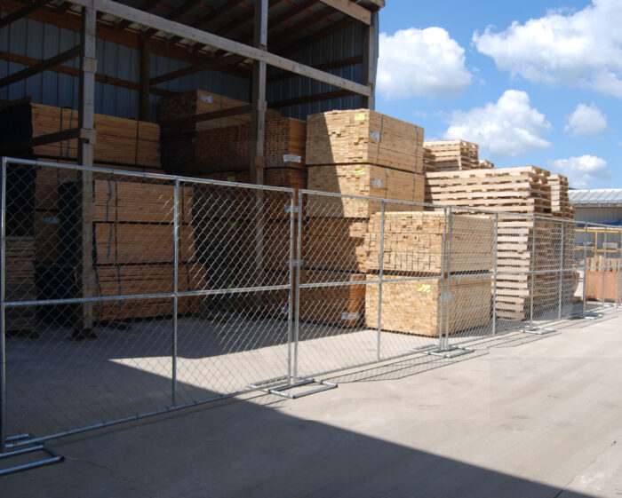 Vestil Steel Construction Barrier System Silver HRAIL-9072 - Image 3