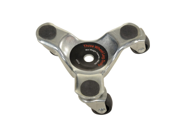 Vestil Steel Leg Dolly 5-13/16 In. x 6-3/8 In. x 2-1/2 In. 200 Lb. Capacity Silver LEG-D