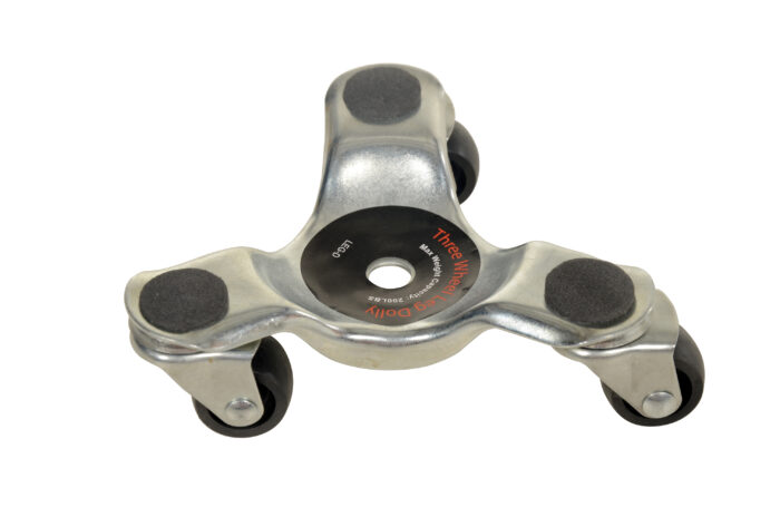 Vestil Steel Leg Dolly 5-13/16 In. x 6-3/8 In. x 2-1/2 In. 200 Lb. Capacity Silver LEG-D - Image 3