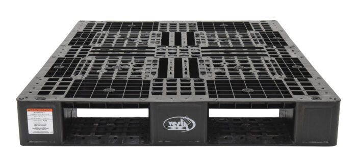 Vestil High Density Polyethylene Pallet 39-1/2 In. x 47-3/8 In. x 6 In. 8000 Lb. Capacity Black PLP2-4840-BLACK - Image 3