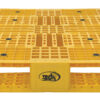 Vestil High Density Polyethylene Pallet 39-3/8 In. x 47-3/8 In. x 6 In. 8000 Lb. Capacity Yellow PLP2-4840-YELLOW - Image 3