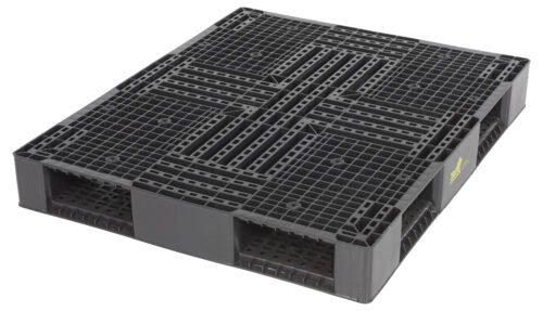 Vestil High Density Polyethylene Solid Top Rackable Pallet/Skid 39-1/8 In. x 46-7/8 In. x 6 In. 8