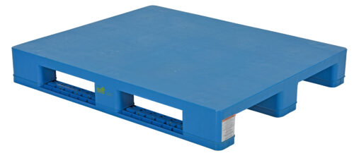 Vestil High Density Polyethylene Solid Top Rackable Pallet/Skid 39-1/4 In. x 47-1/8 In. x 6-1/2 In. 8