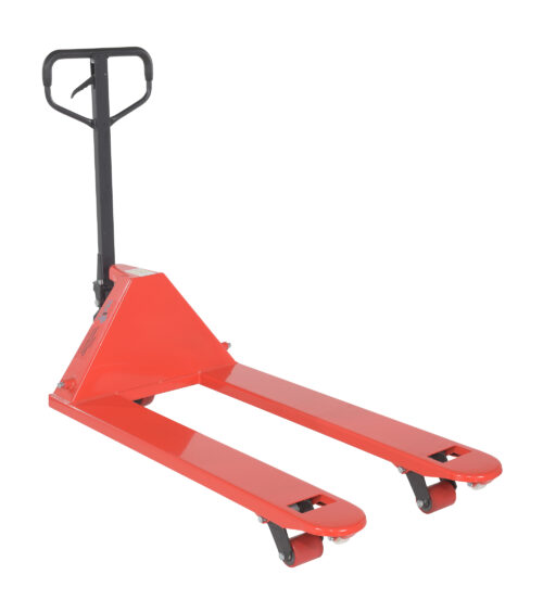 Vestil Steel Pallet Truck 61-11/16 In. x 27 In. x 48-5/8 In. 5500 Lb. Capacity Red PM5-2748