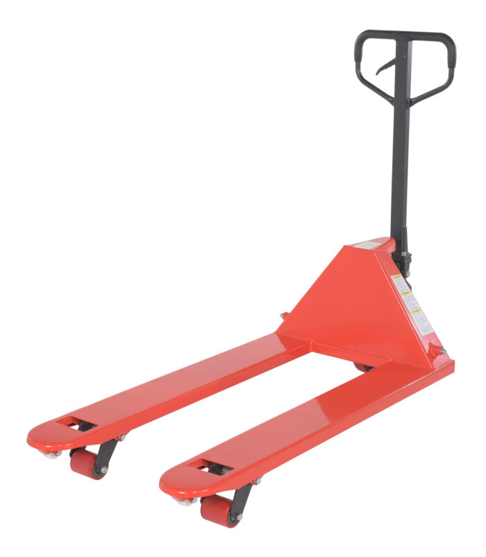 Vestil Steel Pallet Truck 61-11/16 In. x 27 In. x 48-5/8 In. 5500 Lb. Capacity Red PM5-2748 - Image 2