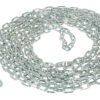 Vestil Steel Chain with Grab Hook 40 Ft. Length 1/4 In. Chain 6000 Lb. Pulling Capacity Silver PPC-40 - Image 2