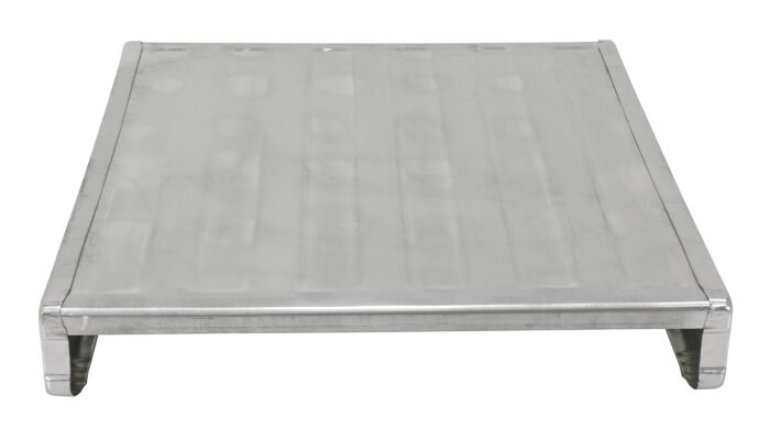 Vestil Galvanized Steel Solid Deck Pallet 39-1/2 In. x 47 In. x 6-1/2 In. 4,000 Lb. Floor Capacity Gray SDSP-4048 - Image 3