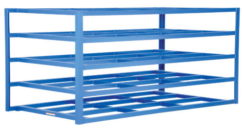 Vestil Steel Horizontal Sheet Rack 5 Shelves 102-3/4 In. x 54-1/2 In. x 48 In. 2