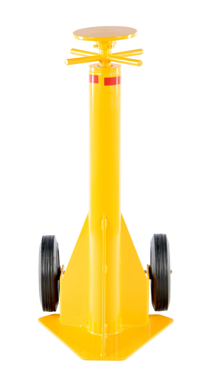 Vestil Steel Trailer Stabilizing Spin Top Jack 26-5/8 In. x 17-5/8 In. x 39-1/2 In. 40,000 Lb. Capacity Yellow SP-TOP - Image 3