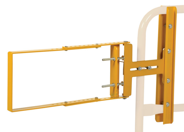 Vestil Steel Self-Closing Gate 24 In. to 40 In. Opening Yellow SPG-40-Y - Image 3