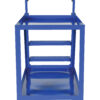 Vestil Steel Stock Picker 2 Shelf with Mold On Rubber Casters 51-3/4 In. x 27-7/8 In. x 50-1/8 In. 1,000 Lb. Capacity Blue SPS2-2848 - Image 3