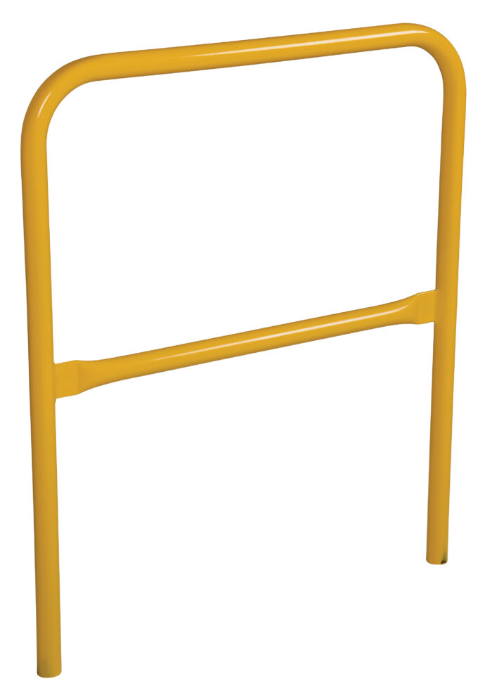 Vestil Steel Safety Railing 3 Ft. Length Yellow VDKR-3