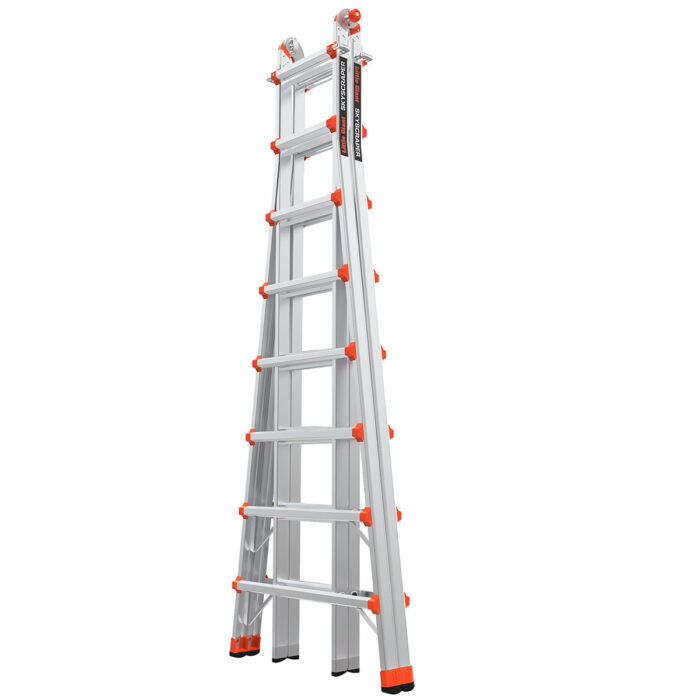 SKYSCRAPER, 15' Model - ANSI Type IA - 300 lb Rated, Aluminum Adjustable Stepladder - Image 2