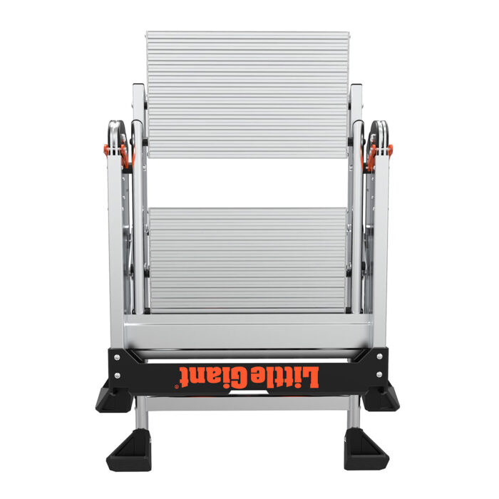 JUMBO STEP, 2-Step Model - CSA Grade IAA - 375 lb/170 kg Rated, Aluminum Step Stool with Handrail - Image 2