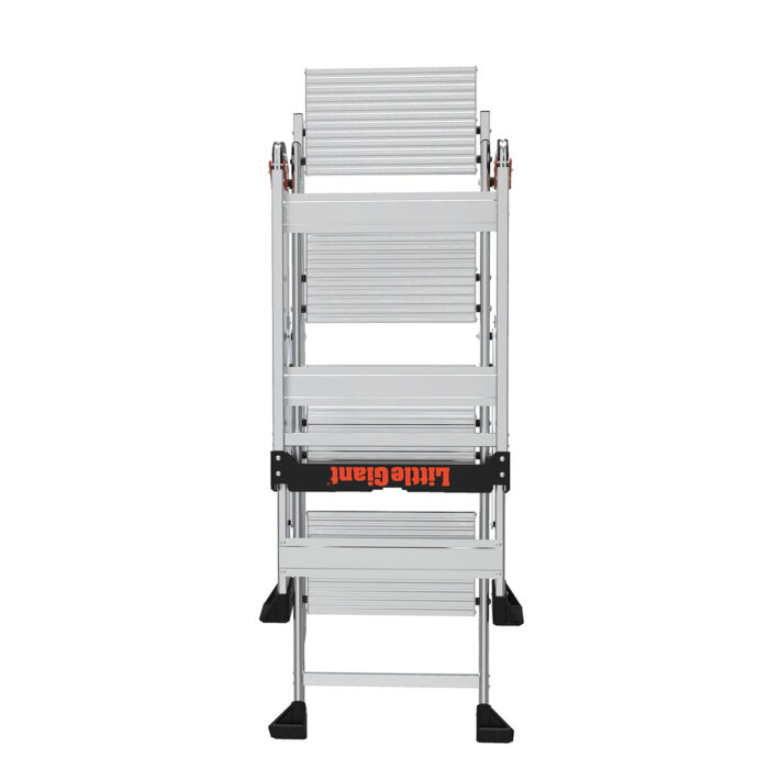 JUMBO STEP, 4-Step Model - ANSI Type IAA - 375 lb Rated, Aluminum Step Stool with Handrail - Image 2
