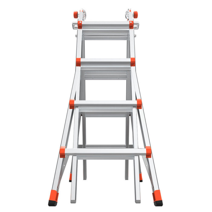 SUPER DUTY, Model 17 - ANSI Type IAA - 375 lb Rated, Aluminum Articulated Extendable Ladder - Image 2